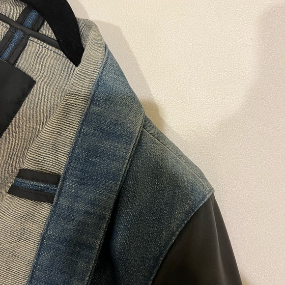 Veda Denim & Leather Jacket - Picture 4 of 4
